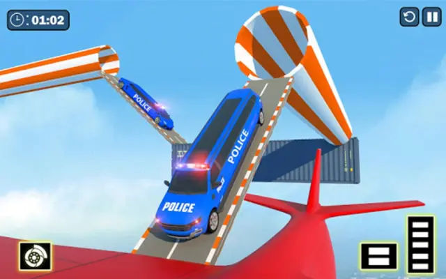 Police Limo Car Mega Ramp GamesNew Racing Games android App screenshot 2