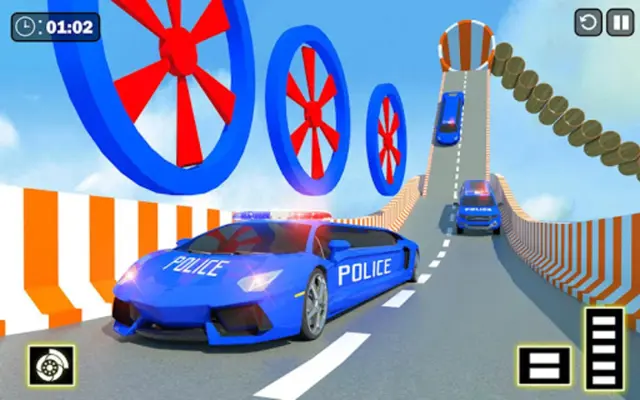 Police Limo Car Mega Ramp GamesNew Racing Games android App screenshot 3