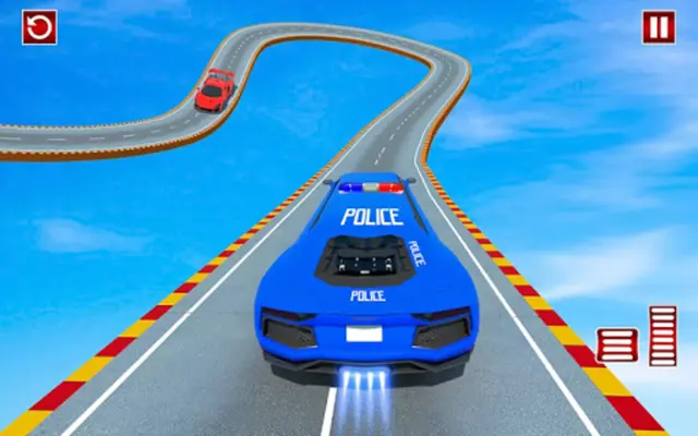 Police Limo Car Mega Ramp GamesNew Racing Games android App screenshot 4