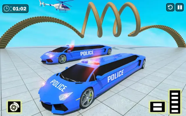 Police Limo Car Mega Ramp GamesNew Racing Games android App screenshot 5